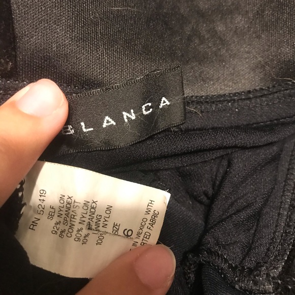 Black Ruched One Piece Swimsuit - Picture 3 of 4